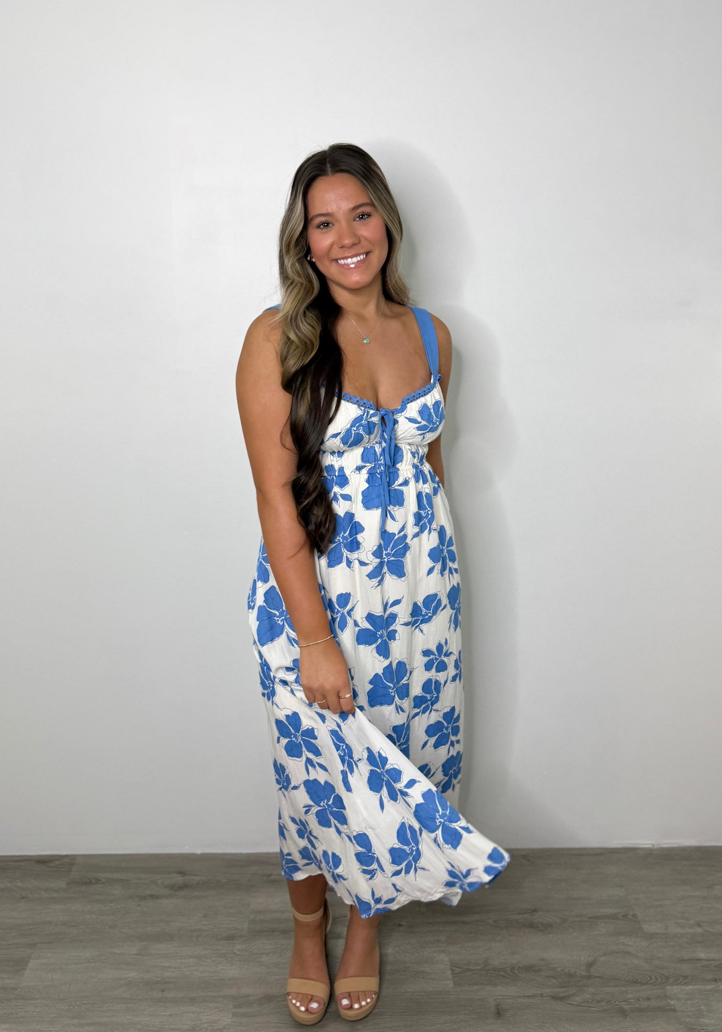 Blue Breeze Maxi Dress