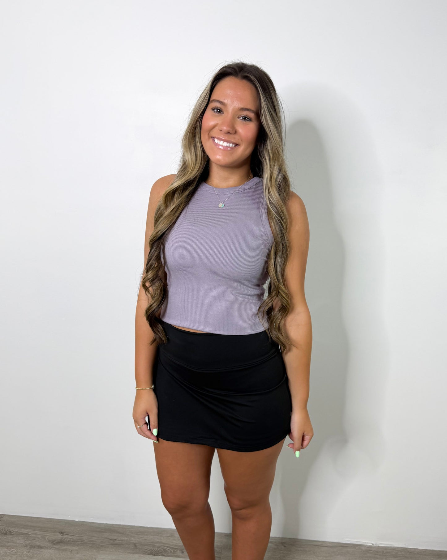 Energy High Neck Knit Top