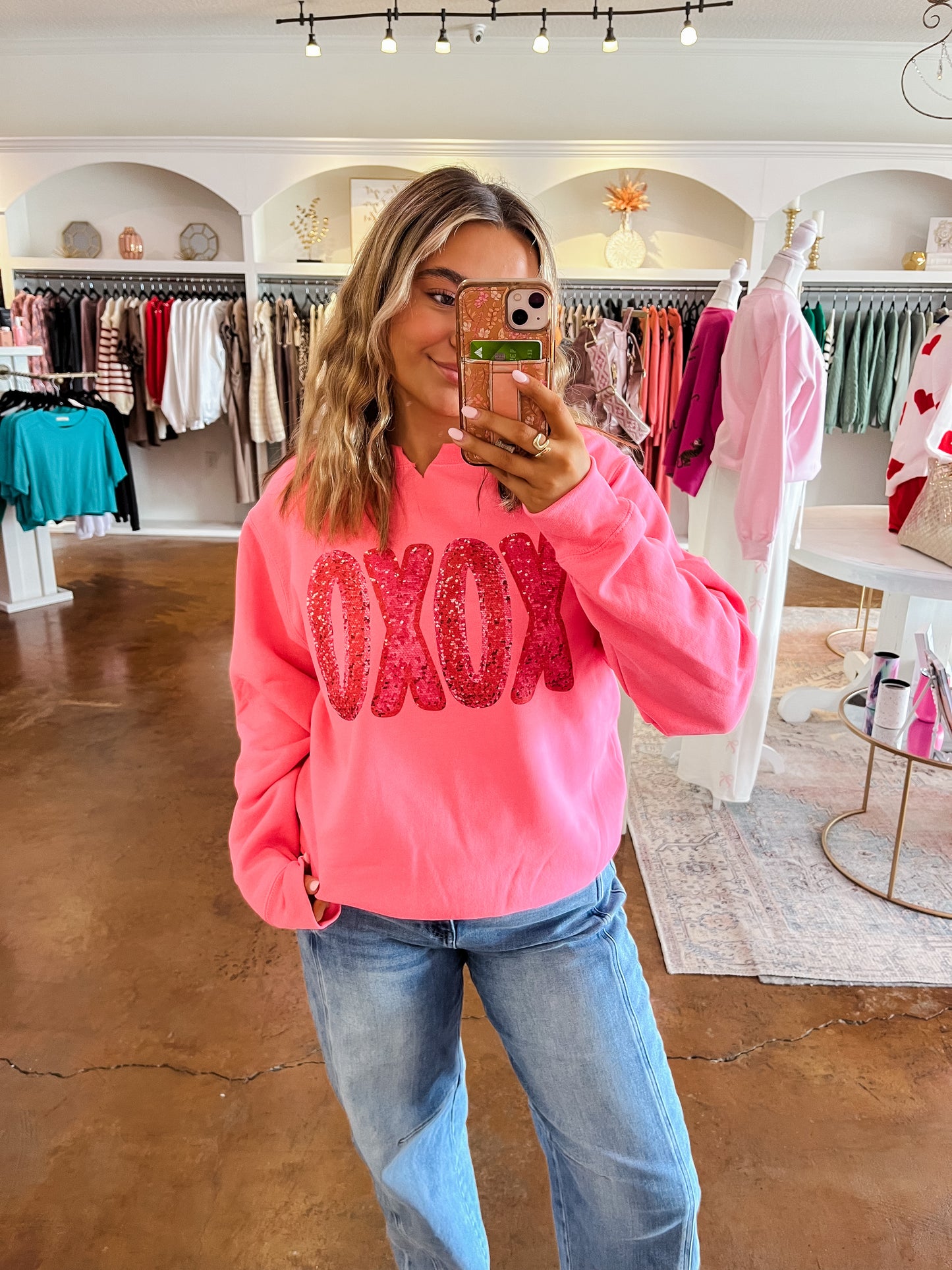 XOXO Graphic Sweatshirt