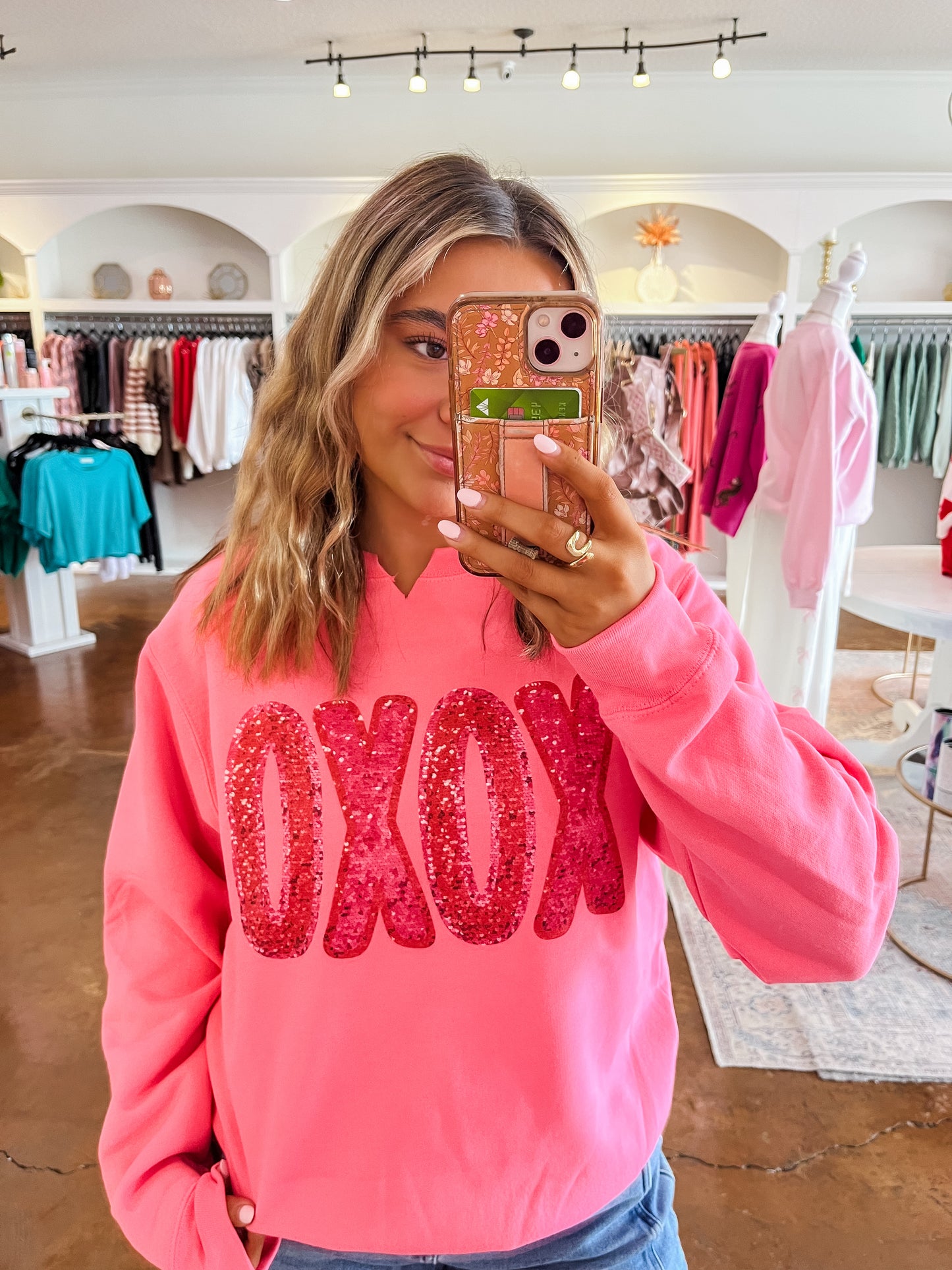 XOXO Graphic Sweatshirt