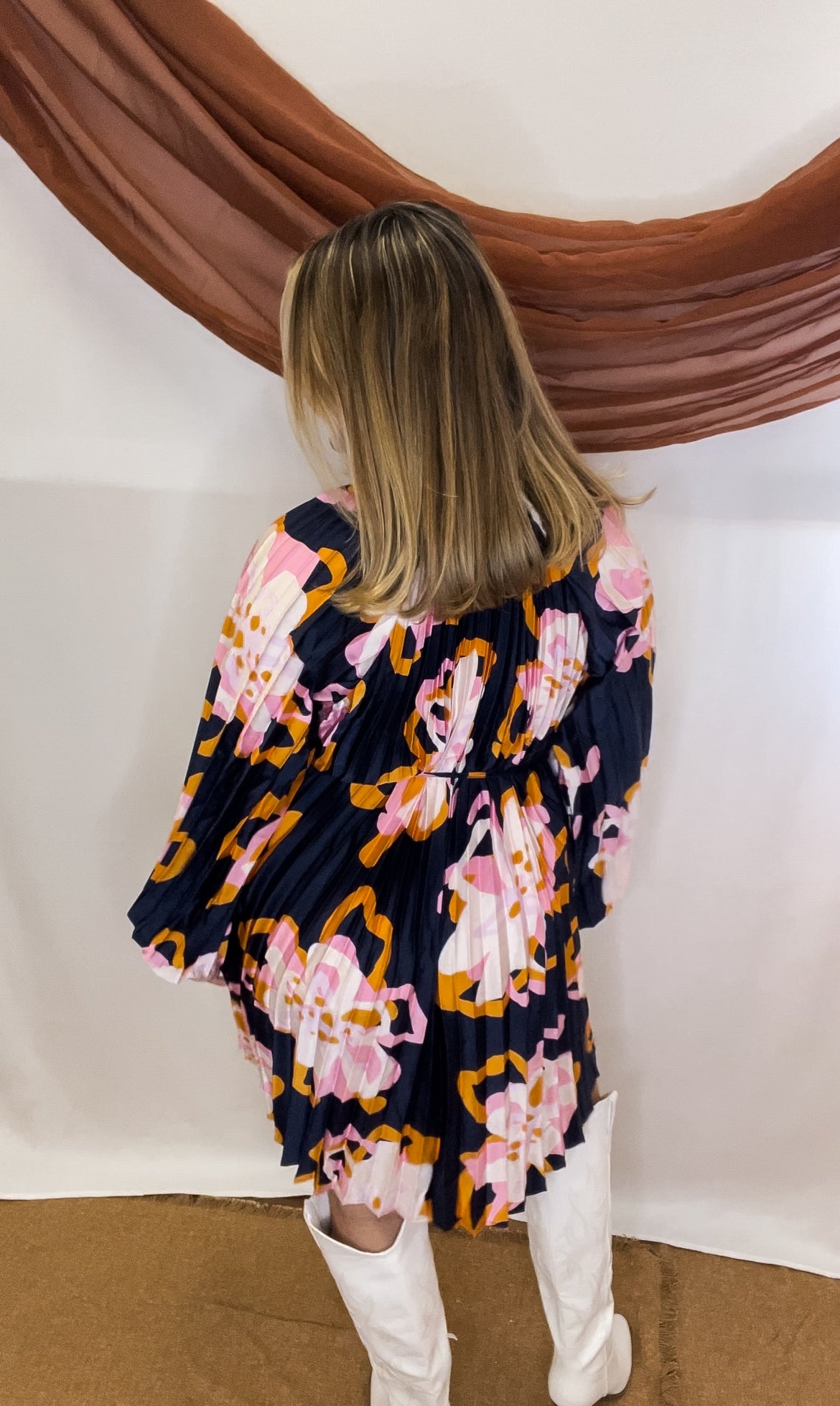 Celia Pleated Dress