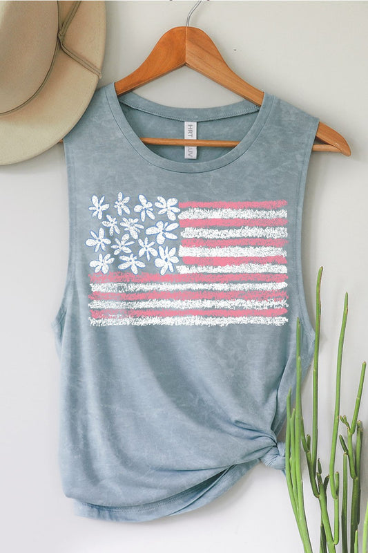 American Flag Graphic Tank