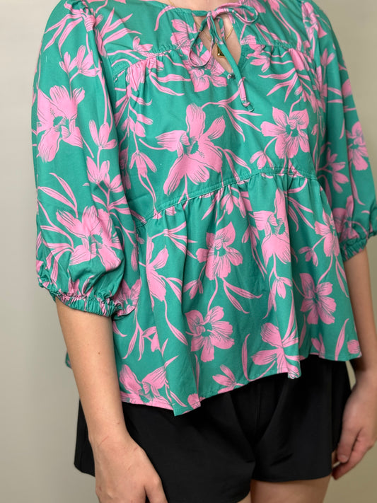 Trail of Flowers Top